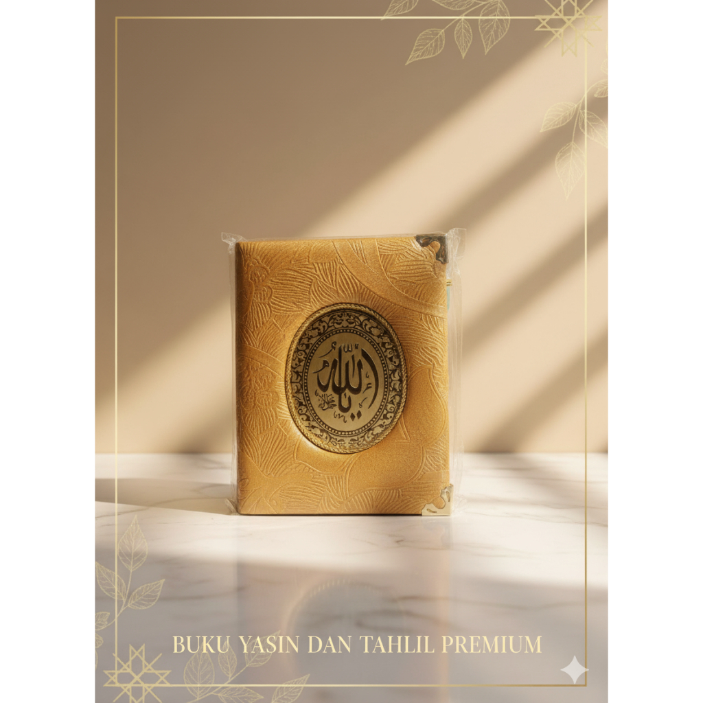 Cetak Buku Yasin Hard Cover Busa Motif 240 Halaman Free Tasbih