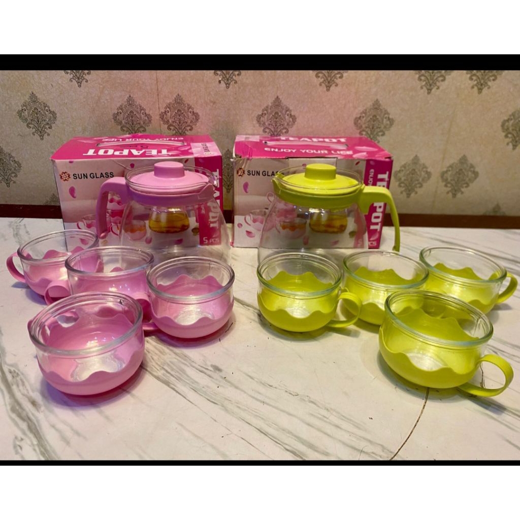 Teapot | set teapot | Set gelas kaca