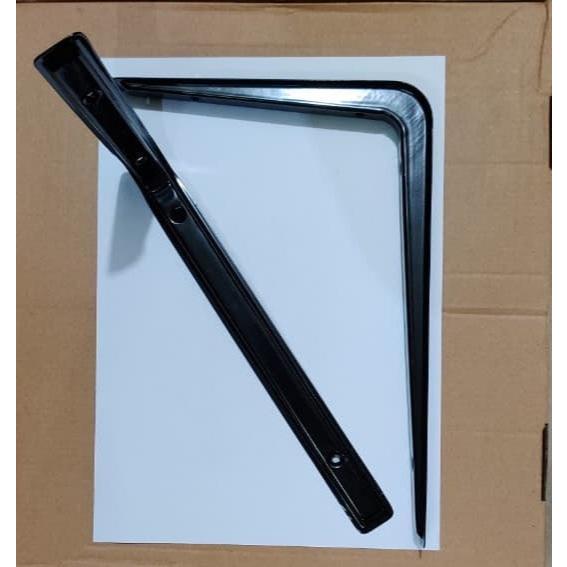Siku Rak Dinding Besi Tebal Hitam SUPER 190 x 270 Per Pc GROSIR