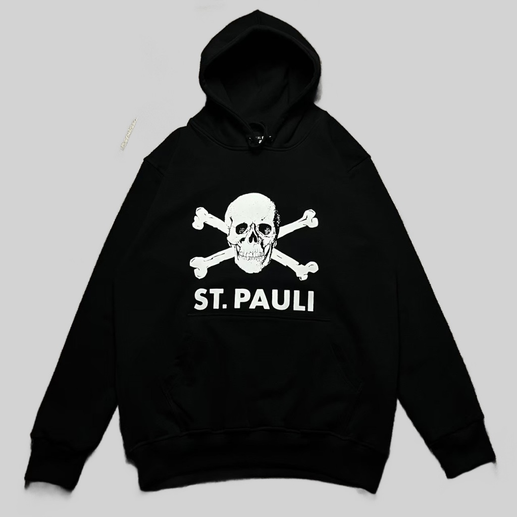HOODIE ST.PAULI BASIC BLACK PREMIUM