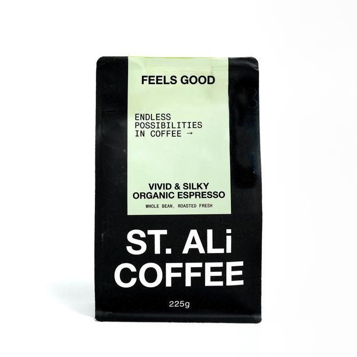 

ST. ALi Coffee Espresso Blend Arabica Coffee - Feels Good 225 GR