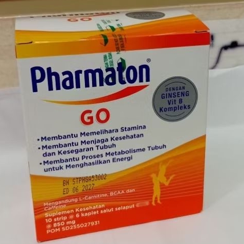 Pharmaton GO/Pharmaton formula box