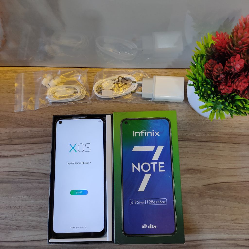 INFINIX NOTE 7 6/128 GARANSI RESMI SECOND