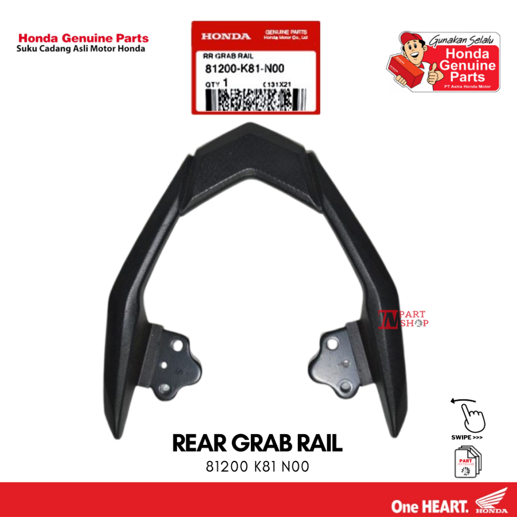 Behel Belakang (Rear Grab Rail) - BeAT eSP K81 / 81200-K81-N00