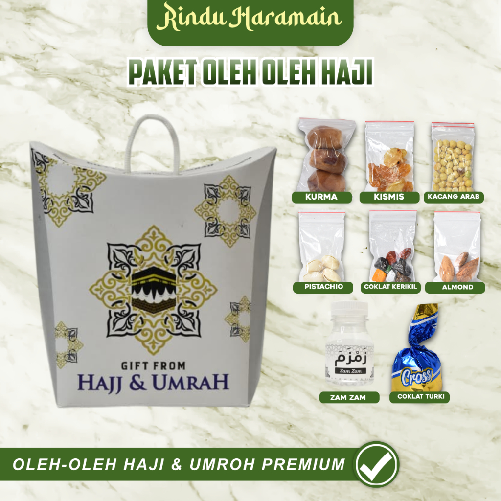 

Rindu Haramain - Paket Oleh Oleh Haji dan Umrah Ekonomis per 50 pcs