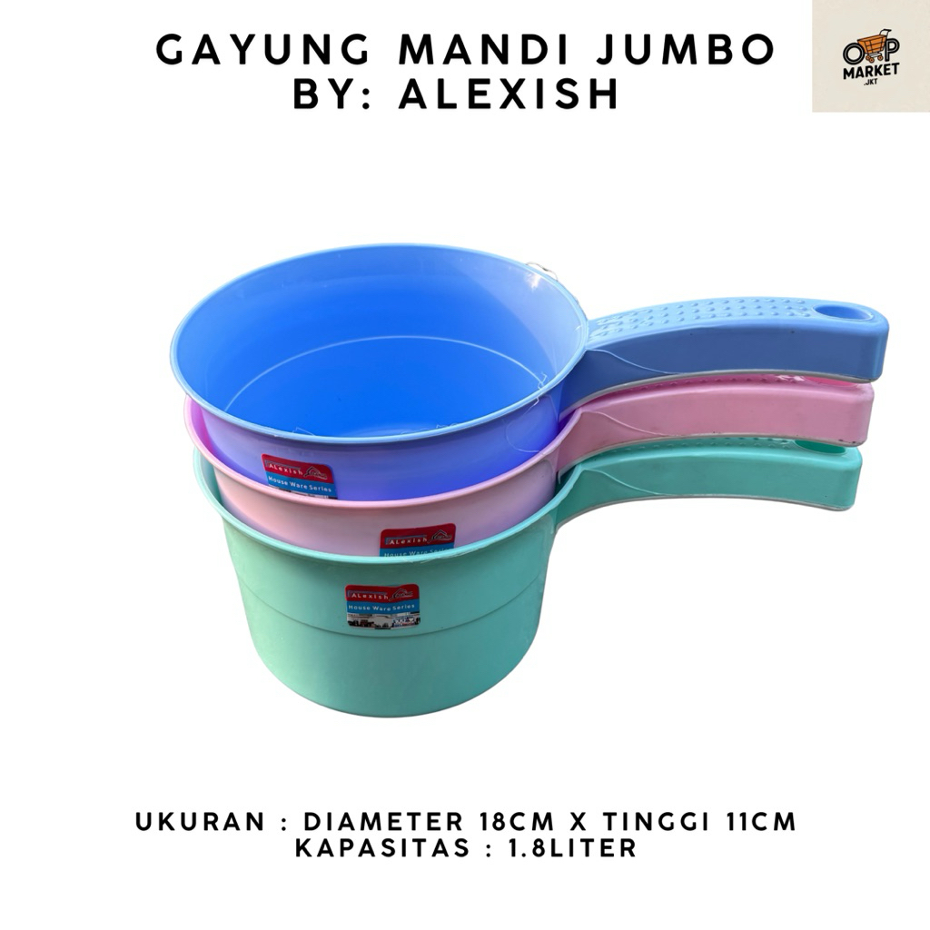 Gayung Air Gayung Mandi Jumbo Dewasa Centong Martabak Manis Wadah Scoop Ciduk Siwur Air Banyu Alat K