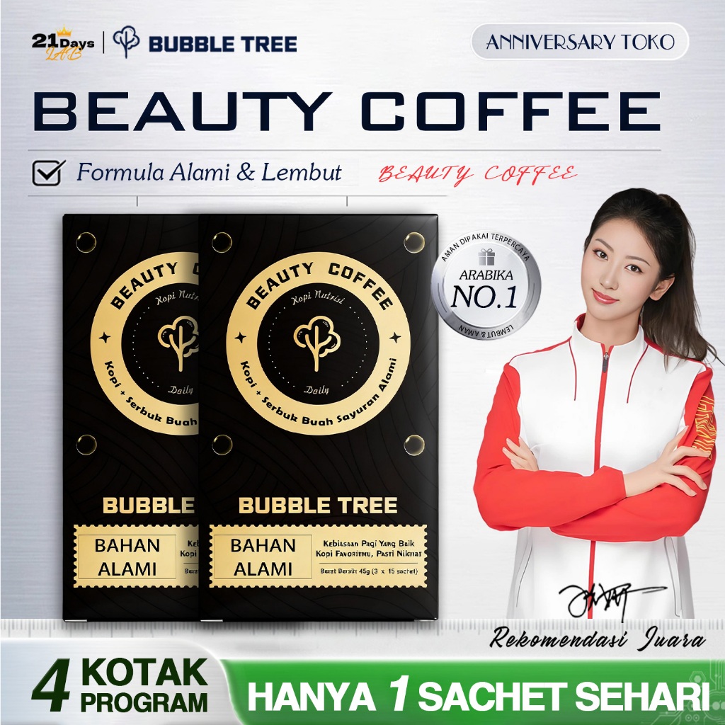 

21Days Coffee Beauty Coffee – Kolagen – Rekomendasi Juara Olimpiade