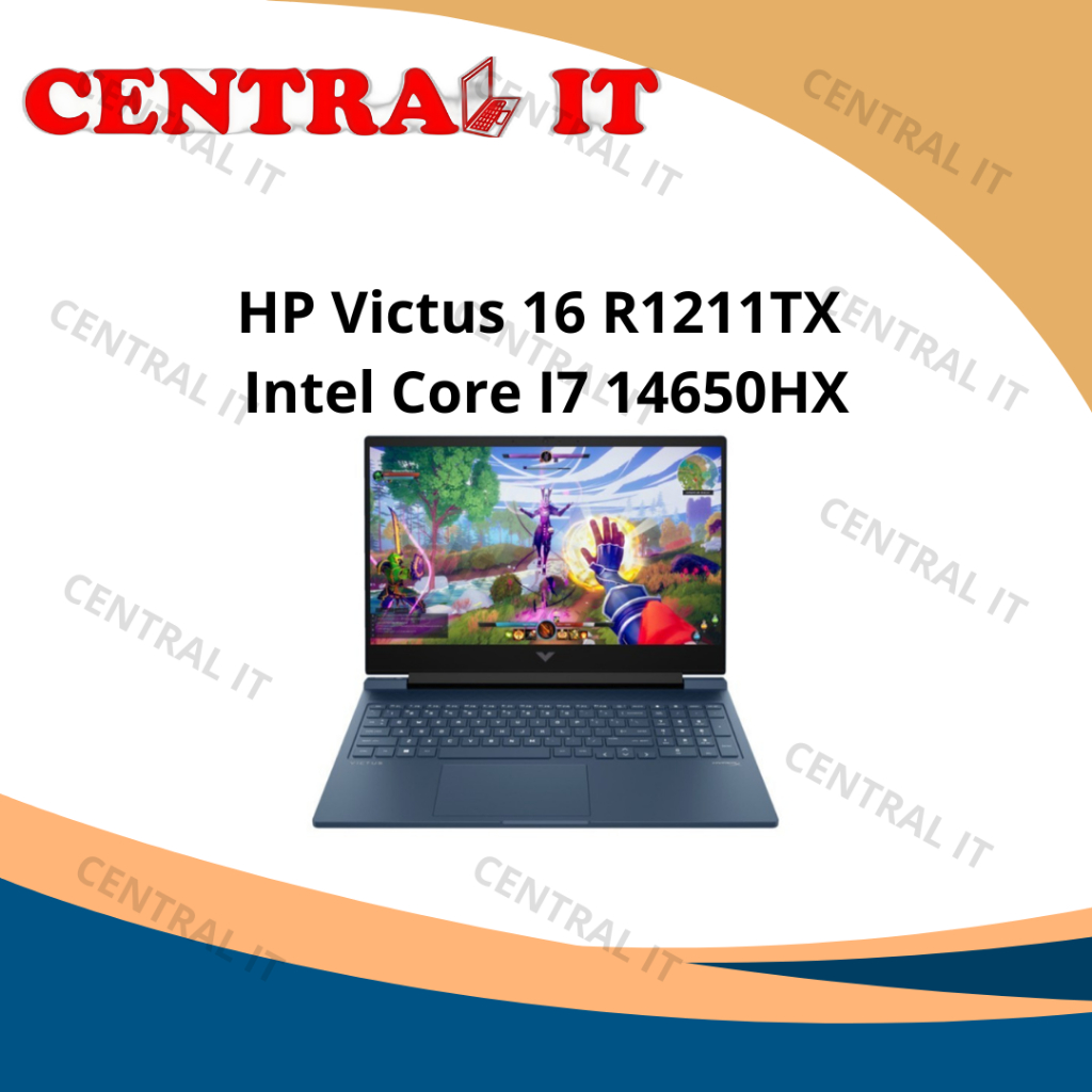 HP Victus 16 R1211TX Laptop Gaming Intel Core i7-14650HX NVIDIA GeForce RTX 4060 16GB DDR5 1TB SSD L