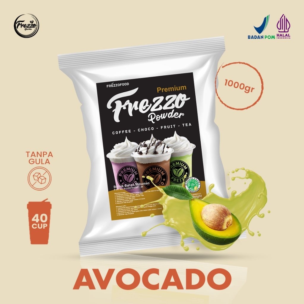 

Bubuk Minuman Rasa Avocado Premium Frezzo 1kg / Minuman Murah dan Enak Frezzo Premium