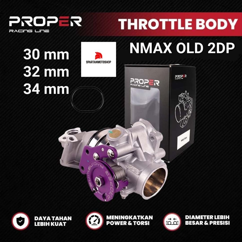 TB Throttle Body Proper Racing Line Nmax Old Nmax Lama TB Racing 2DP