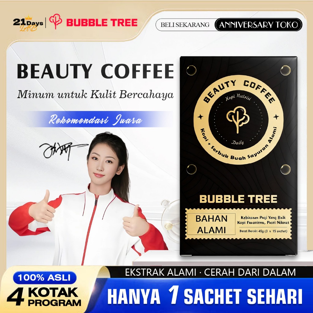 

21Days Coffee Beauty Coffee – Kolagen – Rekomendasi Juara Olimpiade