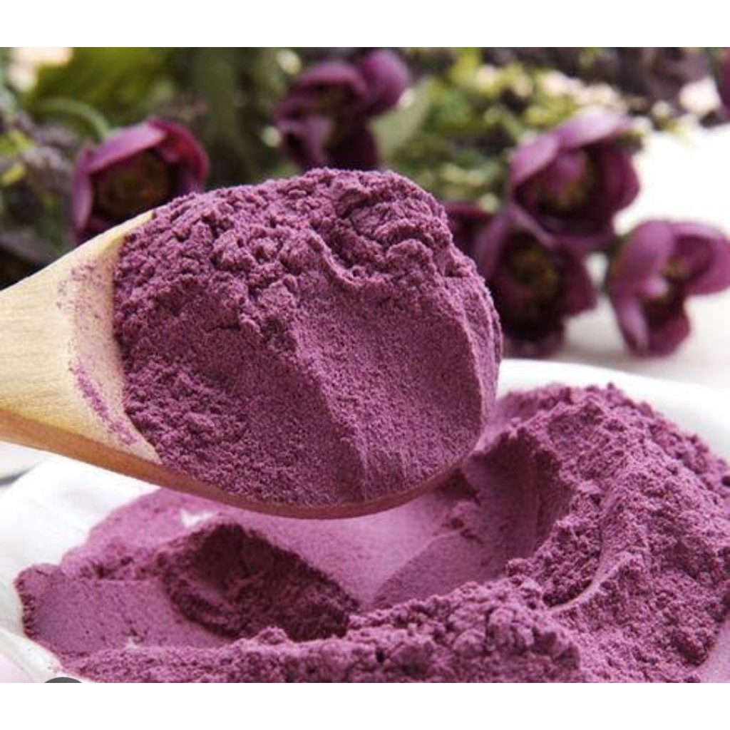 

sweet potato powder.tepung ubi ungu 100g murni tanpa tambahan gula