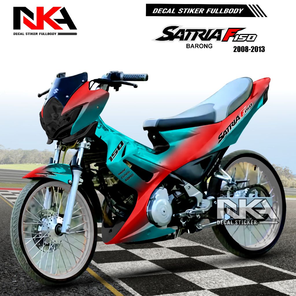 Decal Stiker Satria FU Barong, Decal Suzuki Satria F150 Barong Satria FU 150 Barong Racing