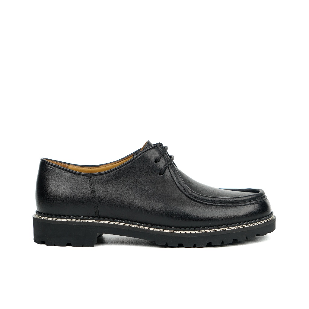 Dan - Black Moc-Toe Derbies - Andre Anthony