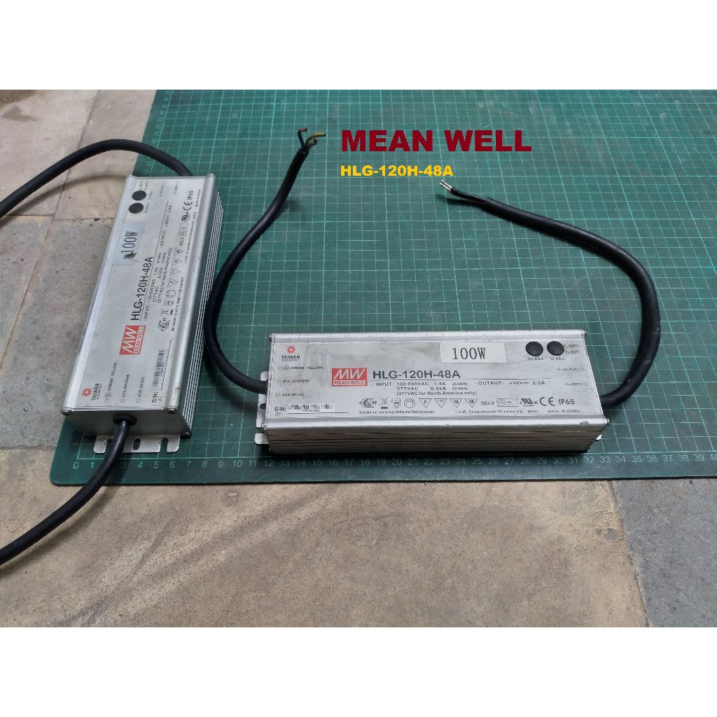 Power Supply HLG-120H-48A MEAN WELL 48V 2.5A LED Driver IP67