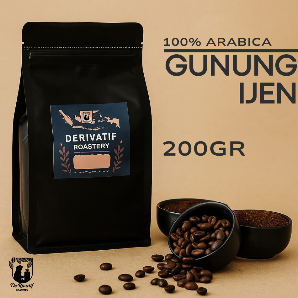 

100% Arabika Gunung Ijen Biji Kopi Bubuk Kopi