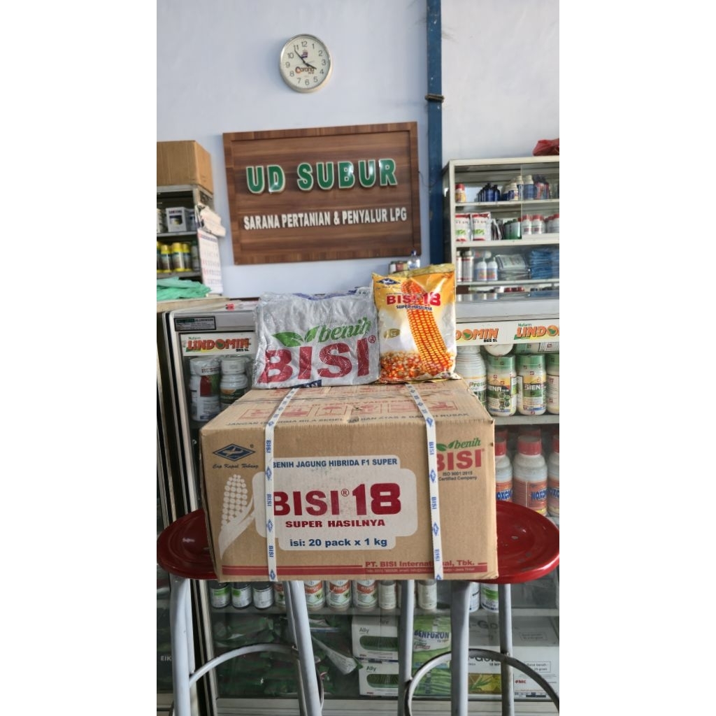 BENIH JAGUNG HIBRIDA BISI 18, 1 BOX (20pack×1kg)