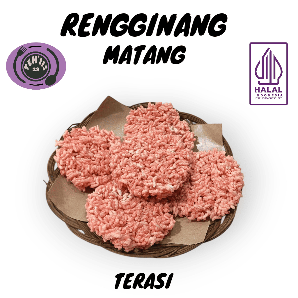 

Rengginang Matang Kerupuk Rengginang Ketan asli Gurih Enak Murah TERASI