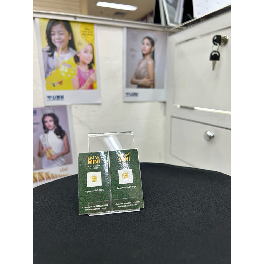 Logam Mulia Emas Mini 0,025 gr gram