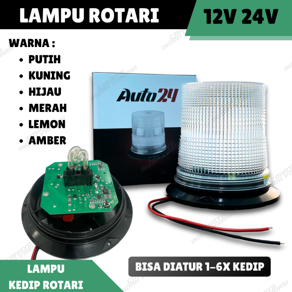 LAMPU ROTARI TRUK KEDIP FLASH LAMPU TRUK BLITZ MODEL 12V - 48V Seri HX ROTARY TRUK ROTARI BLITZ XENO