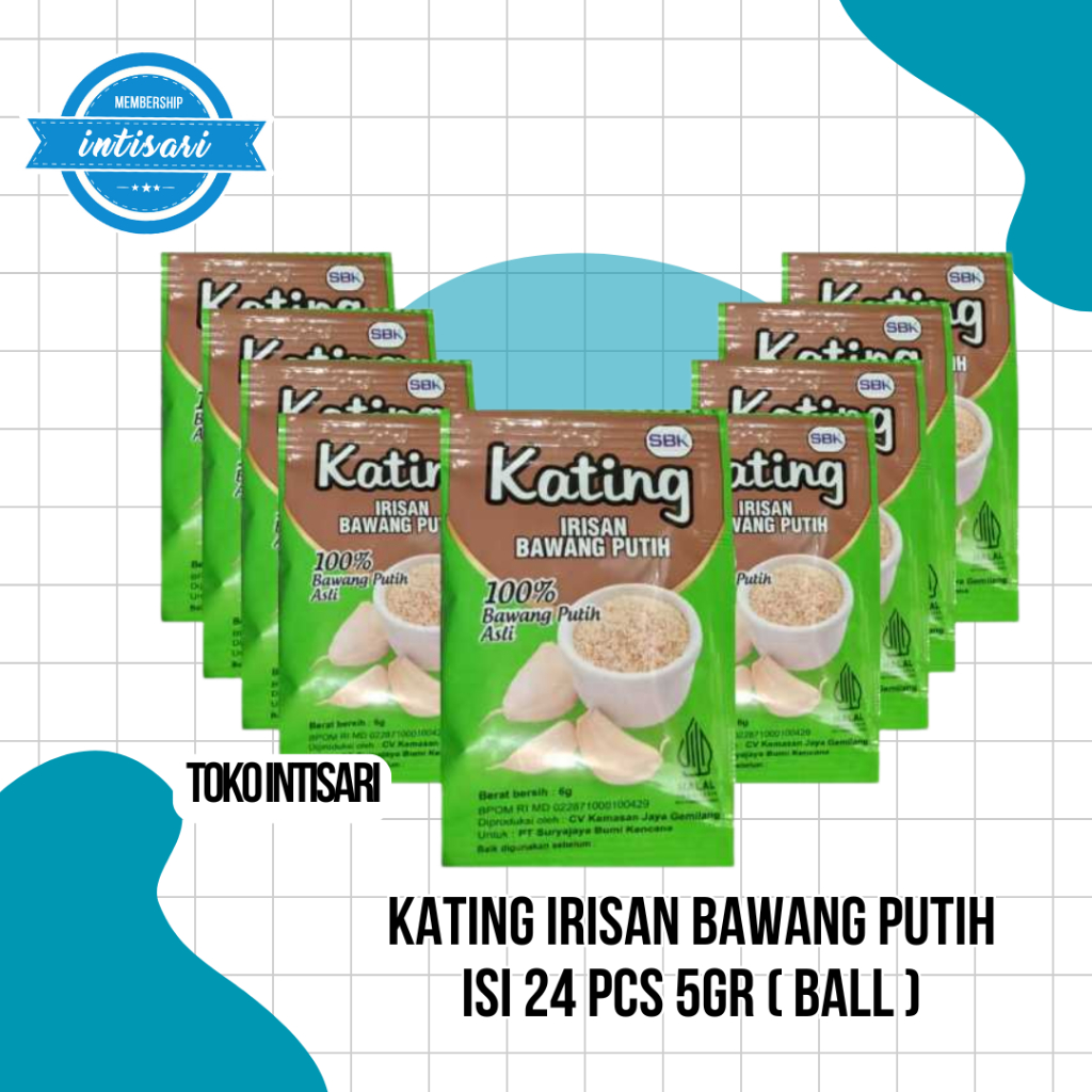 

KATING Irisan Bawang Putih ISI 24 SACHET 5gr ( PACK )
