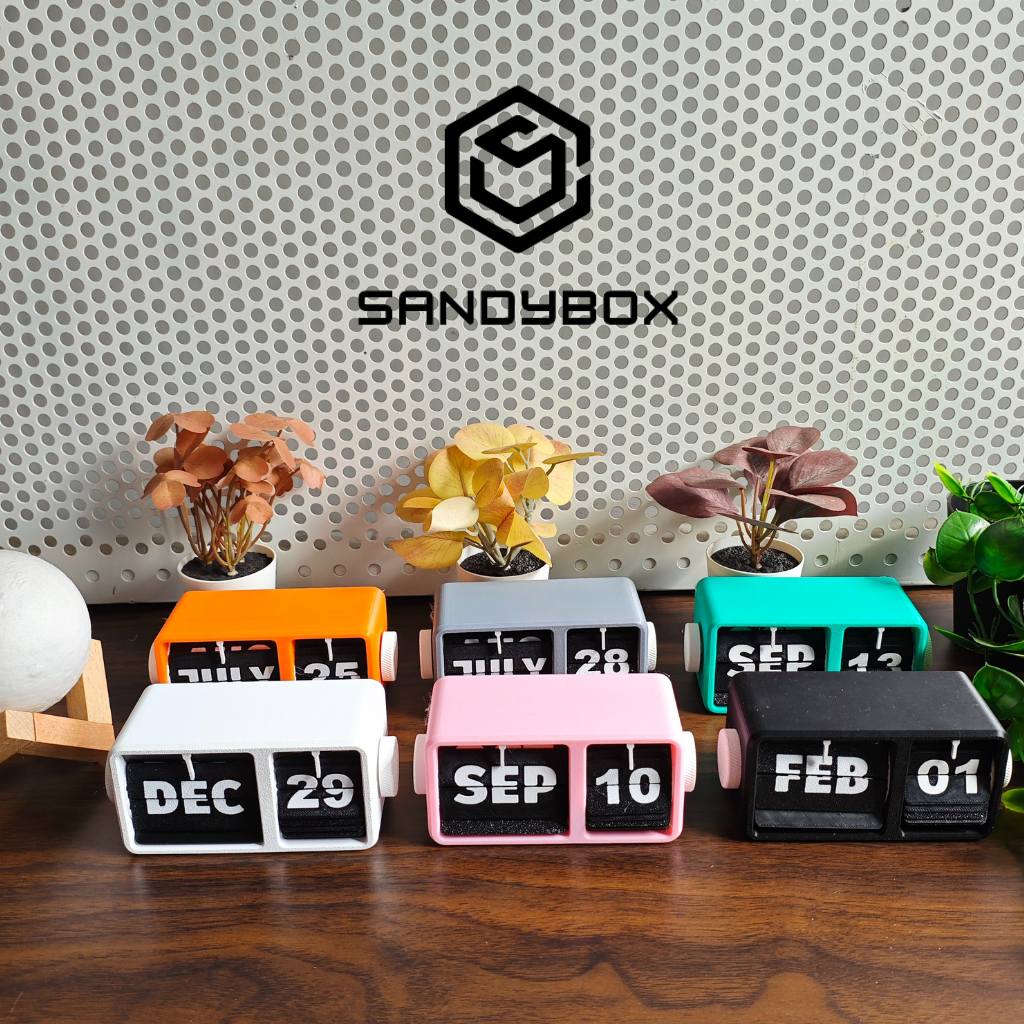 

Kalender Abadi Flip Clock Style Mini – Kalender Unik & Estetik