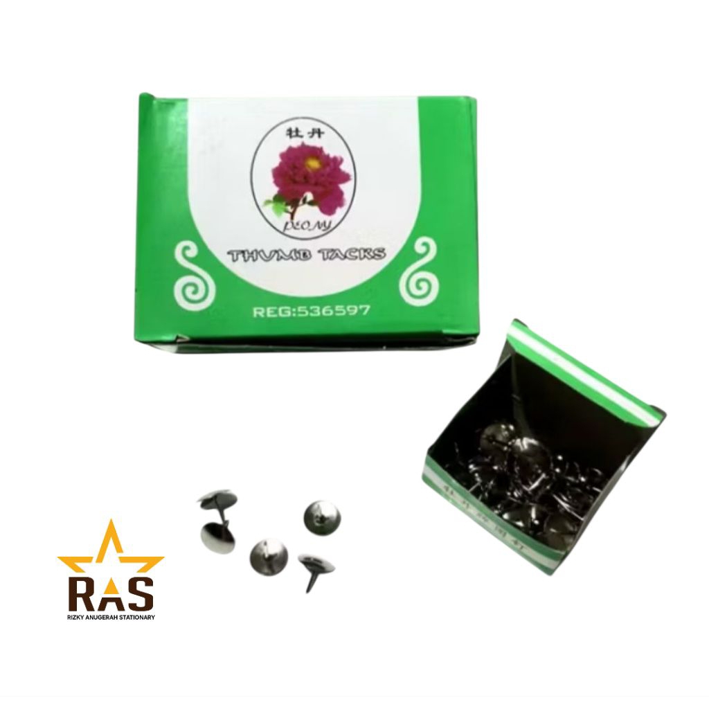 

( 1Box isi 10pack ) Paku Payung / Paku Pines Thumb Tacks
