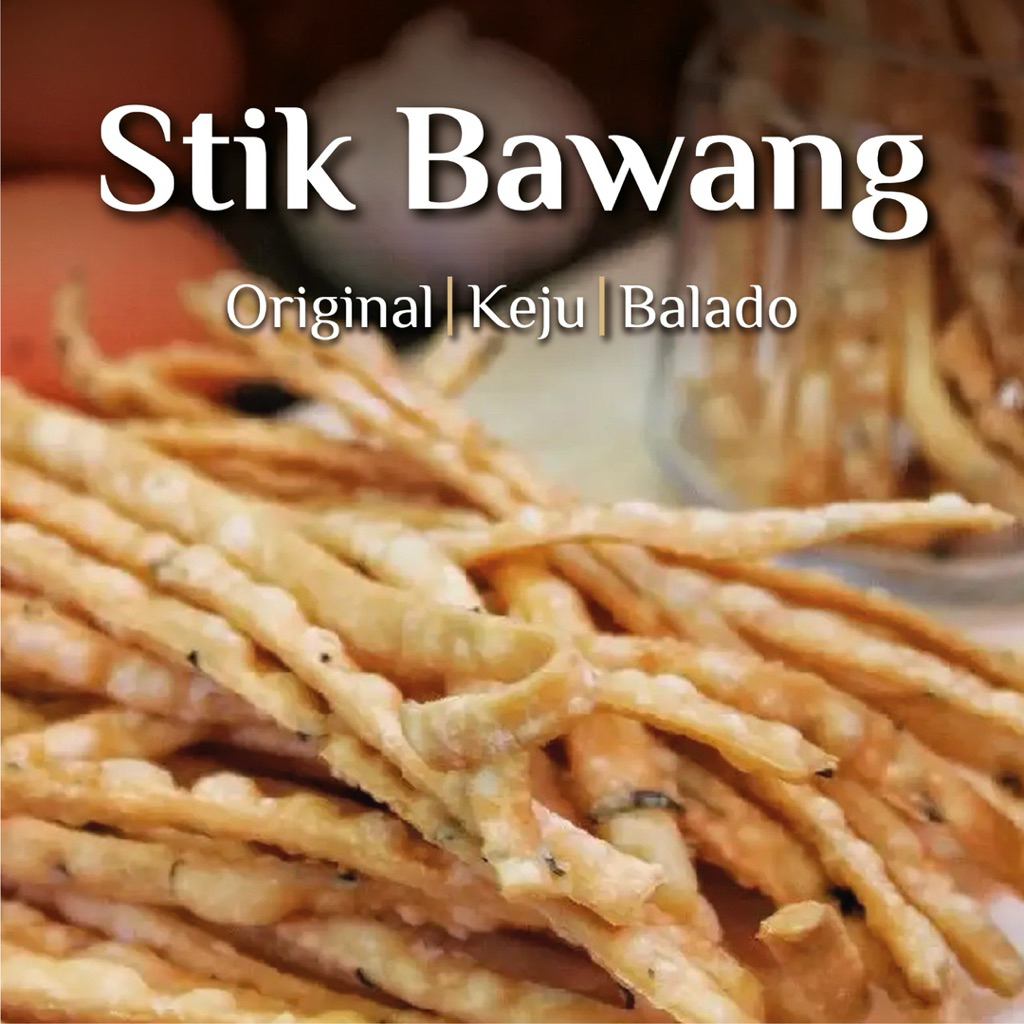 

STIK BAWANG / Bawang Stik / Keripik Bawang / Kue Bawang - 150gr - 500gr