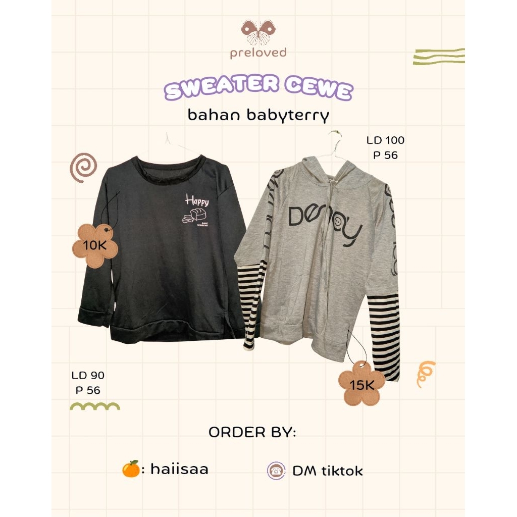 BUKAN PO PL sweater hoodie cewe