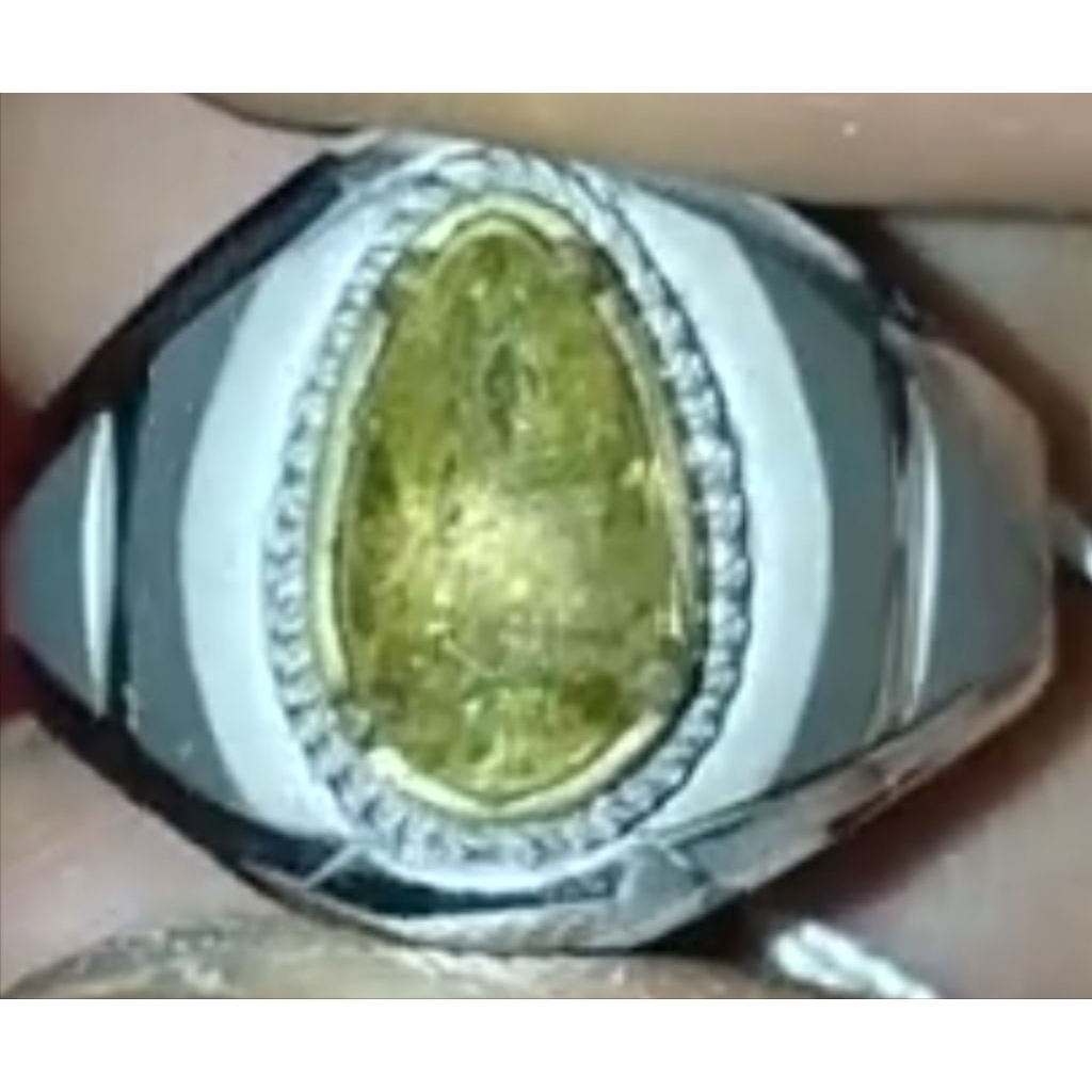 Natural Canary Tourmaline + Memo, Kode16