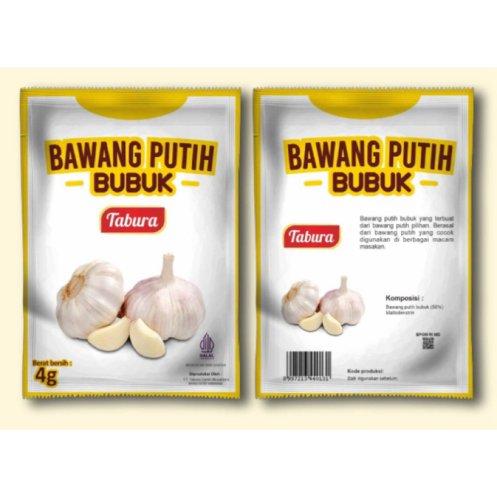 

Tabura Bawang Putih 4g