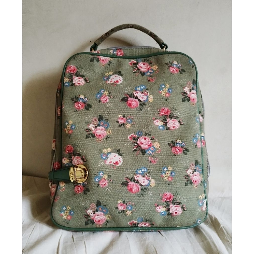 Tas Ransel Bunga Vintage Shabby Chic