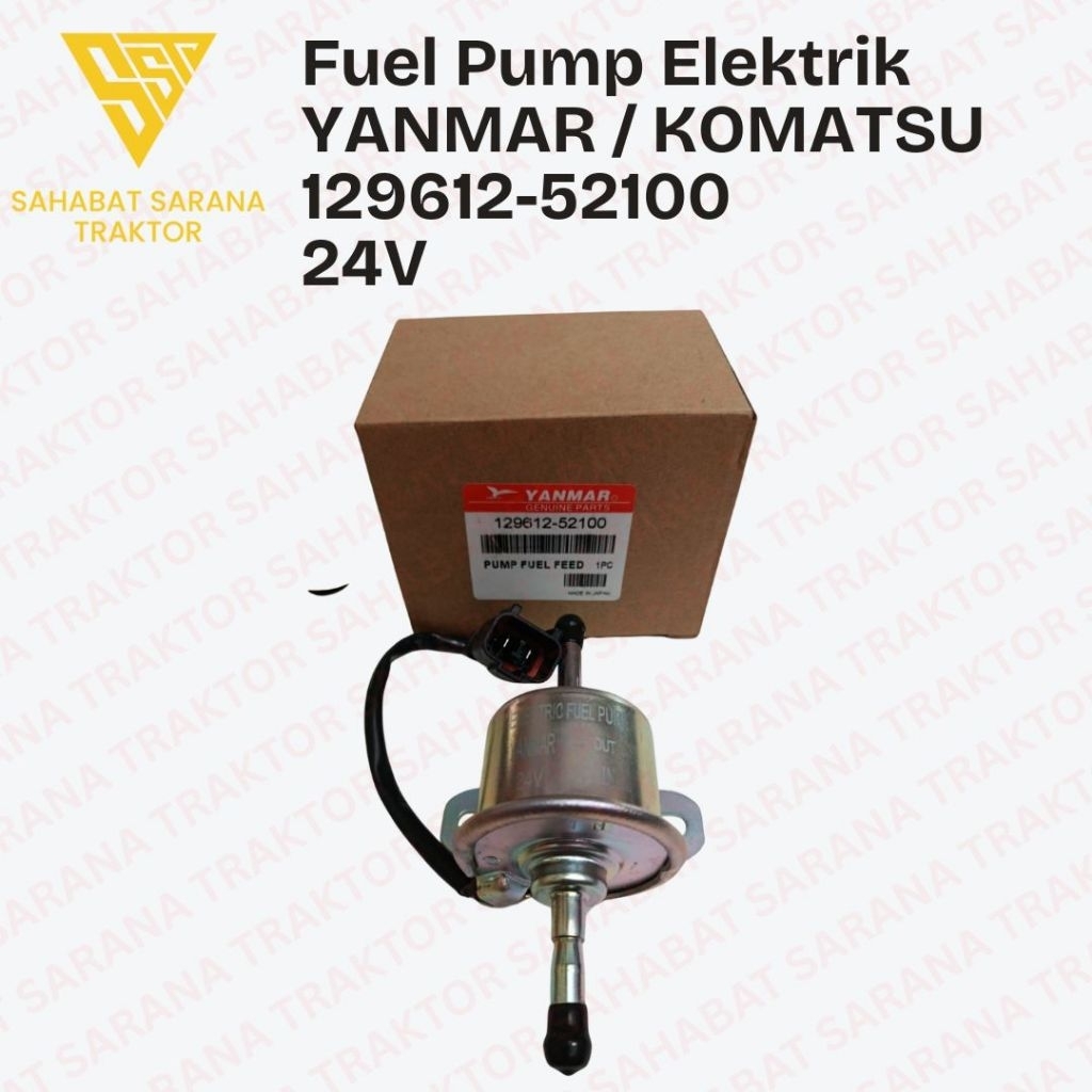 Electric fuel pump 129612-52100 24Volt YANMAR