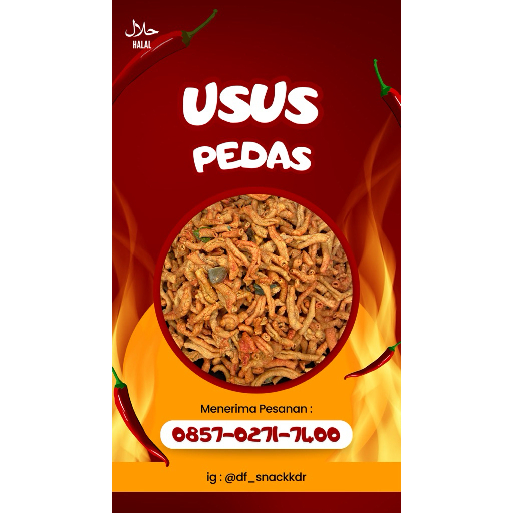 

DF SNACK (usus krispi balado) kriuk renyah