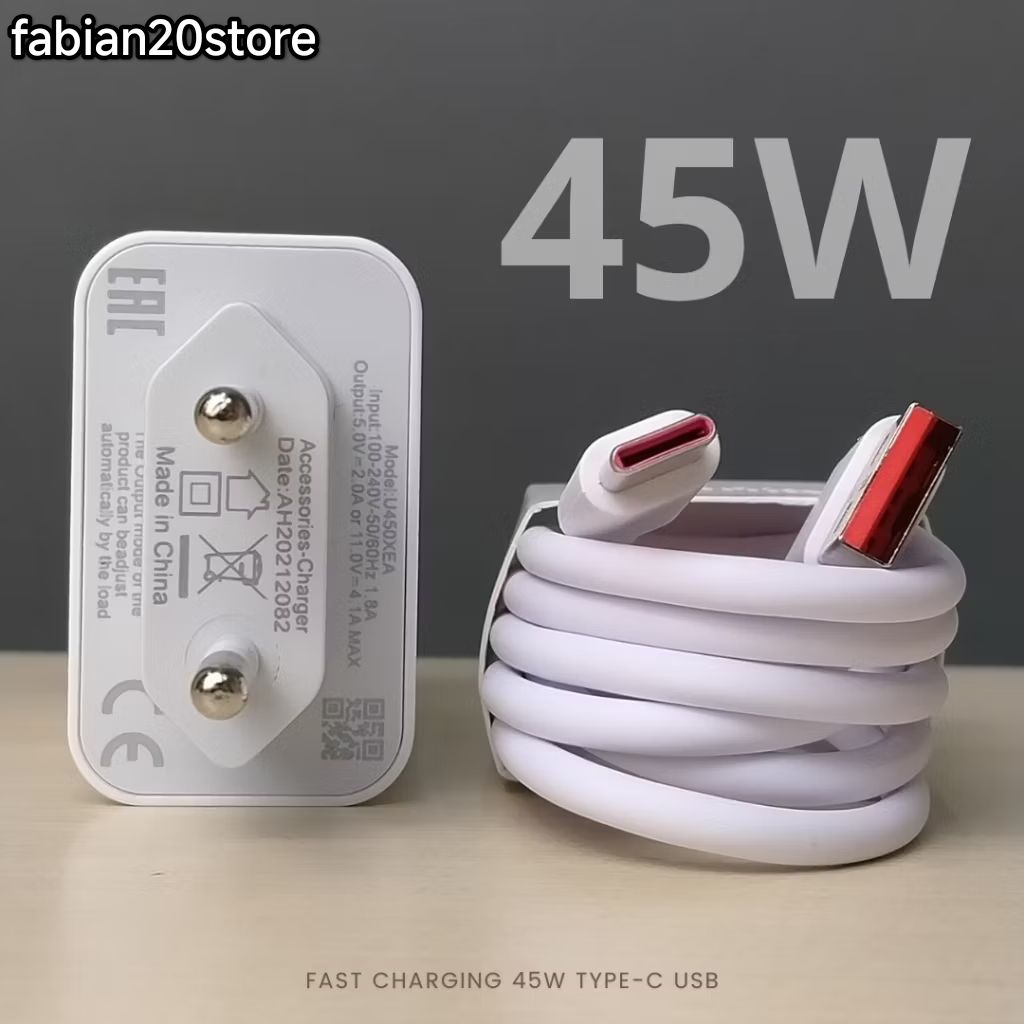 Charger infinix Hot 11/Hot 11s/Hot 11 Nfc Original type C fast charging 45W