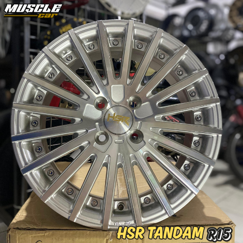 velg mobil avanza ring 15 HSR type tandam baut 4 untuk mobil agya calya sigra karimun sigra