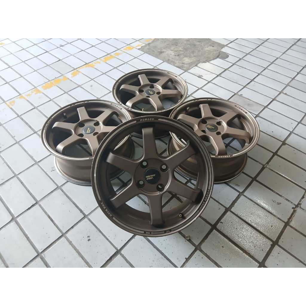 Velg racing jdm te37 jf luxury r15 h4x100 x6,5