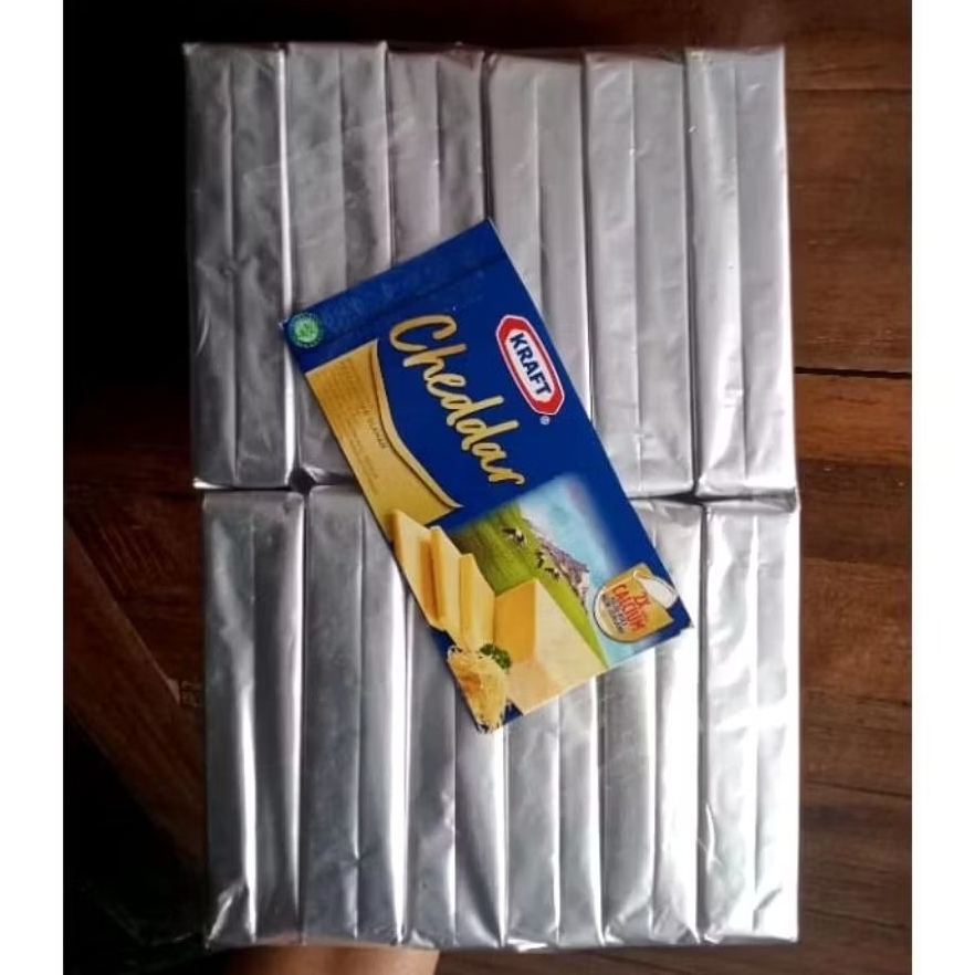 Keju kraft cheddar foil 165gr *12pcs