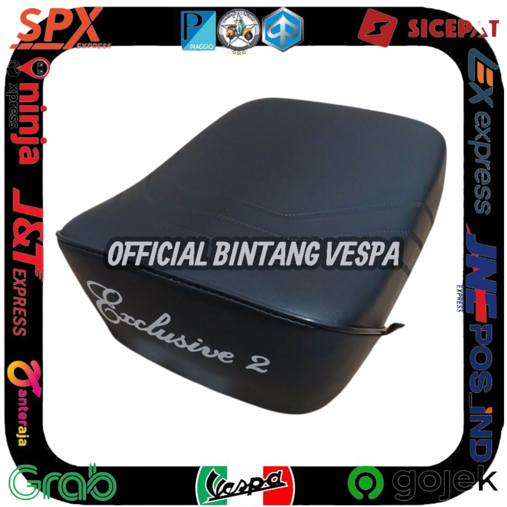Jok belakang vespa super px exclusive asli merk mg