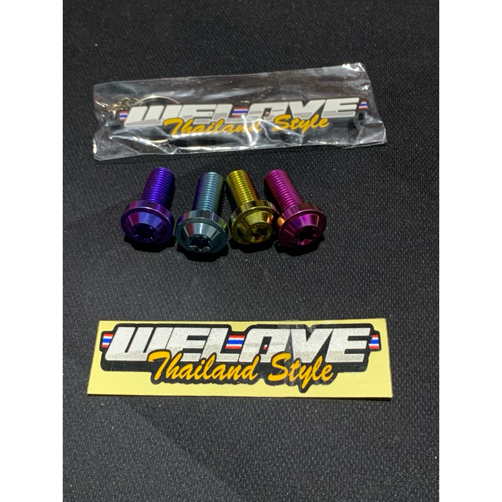 Baut kaliper depan titanium mio aerox nmax