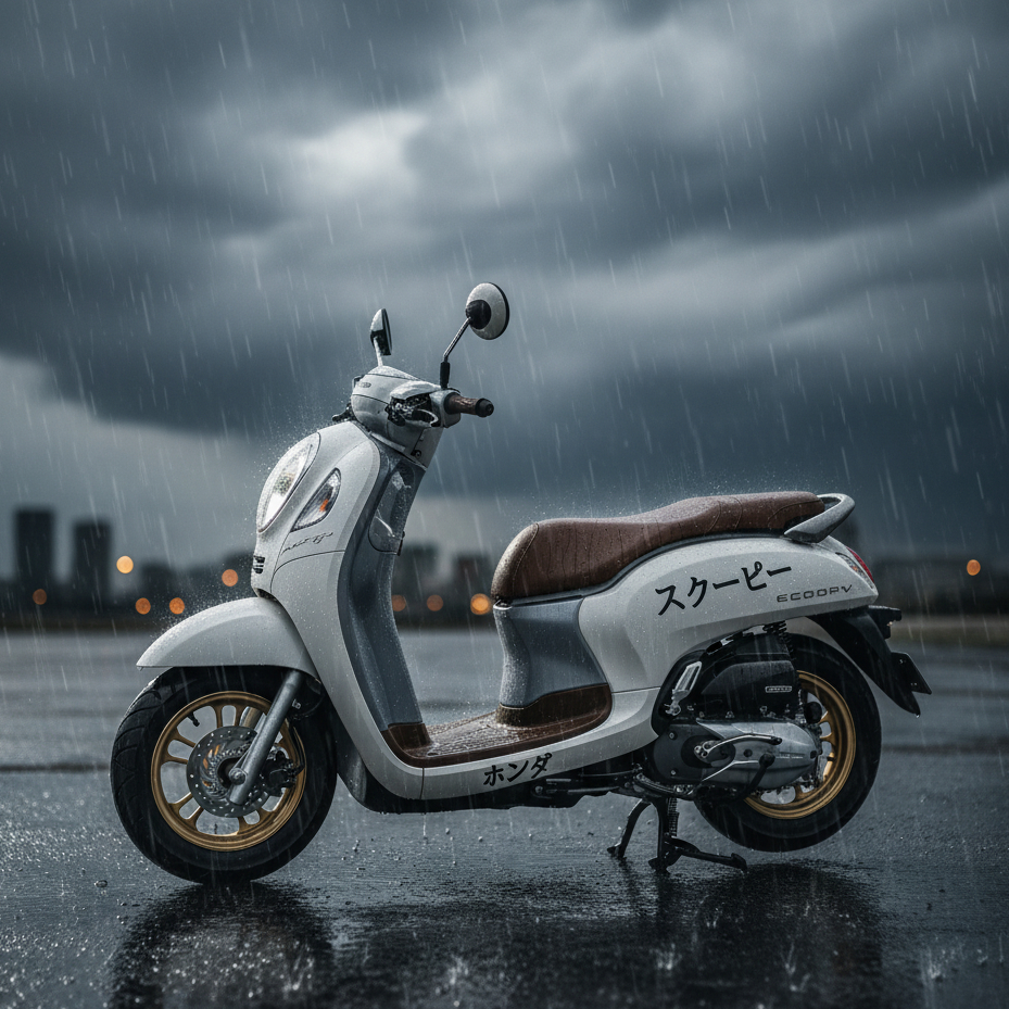 Stiker Motor Scoopy Jepang Keren – Desain Custom Tulisan Kanji Waterproof Anti Luntur