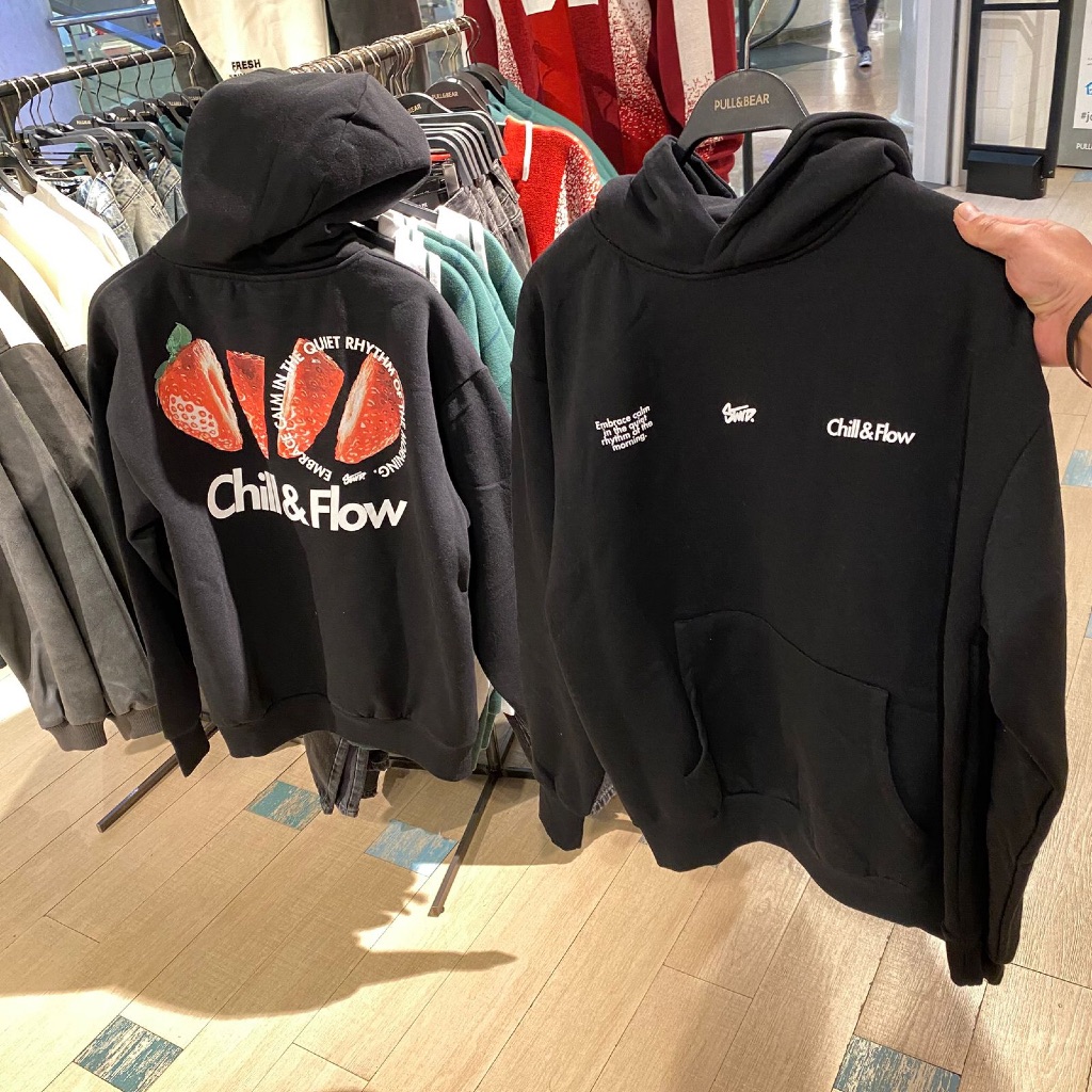 Jastip. Hoodie Logo STWD Pull&Bear (Man)