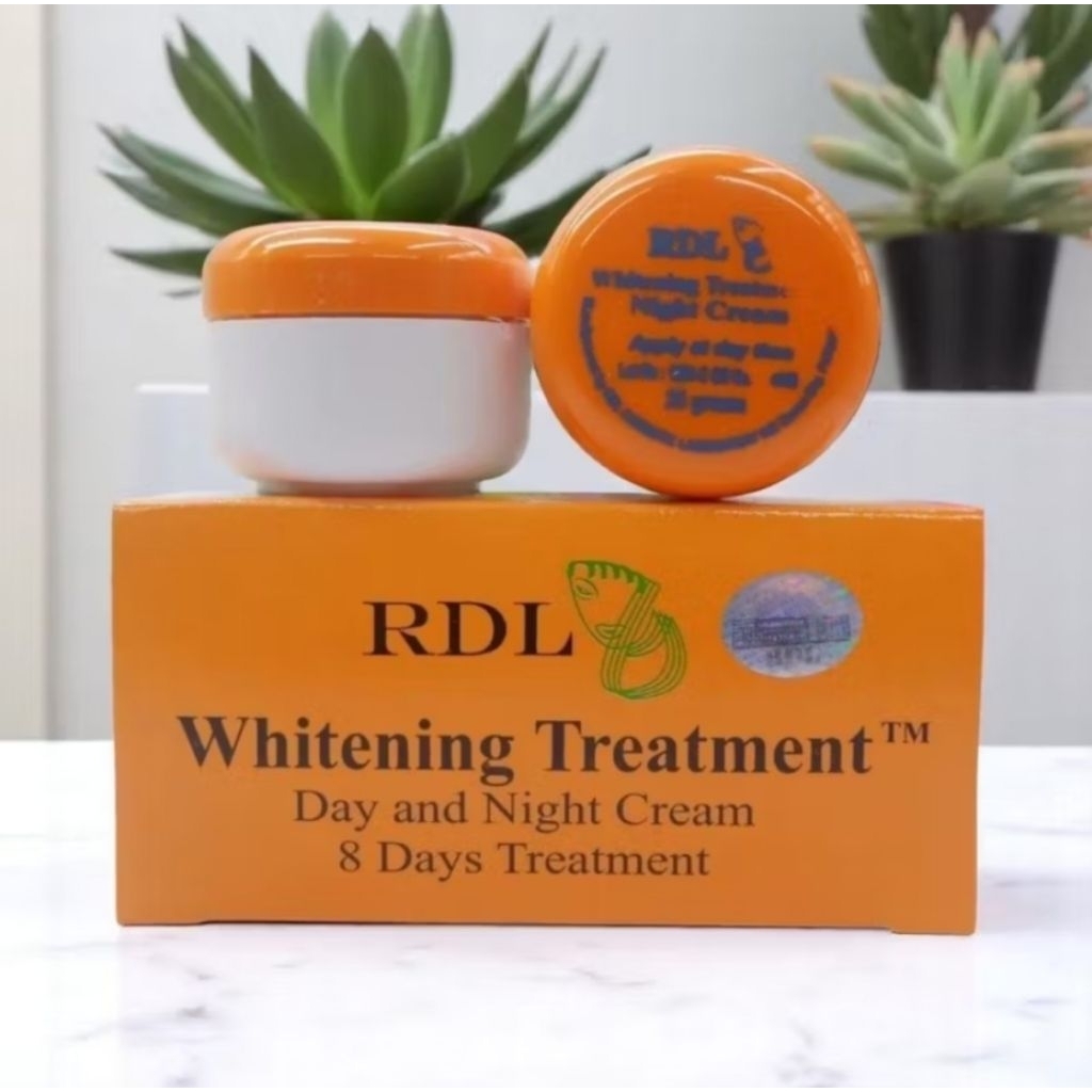 Cream RDL 8 Hari Whitening Treatment Krim 8 Hari Siang Malam Day Night Set Pelembab Wajah