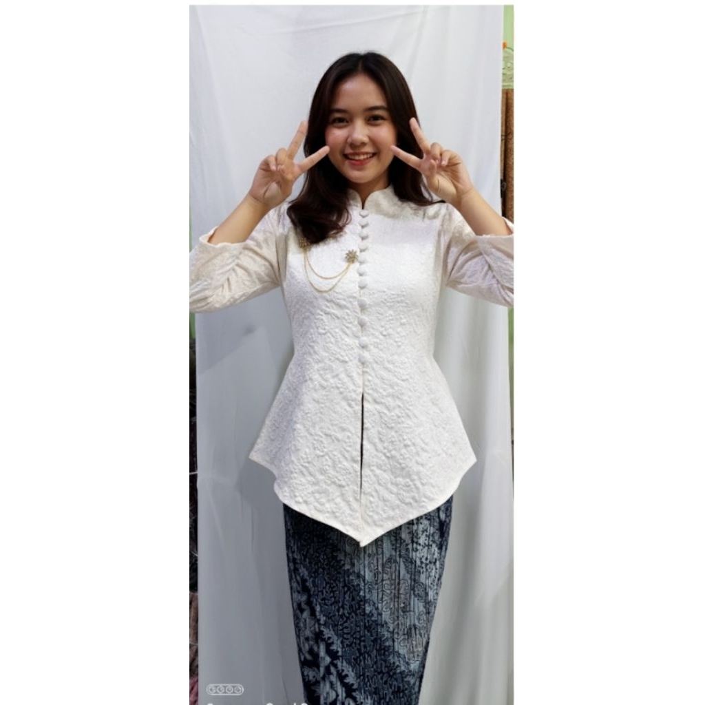 Setelan kebaya blouse nirmala