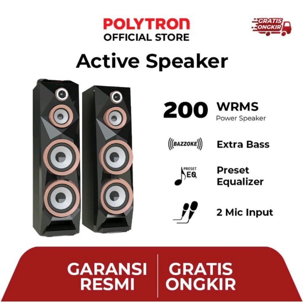 Polytron Spiker Bluetooth PAS 8BF28