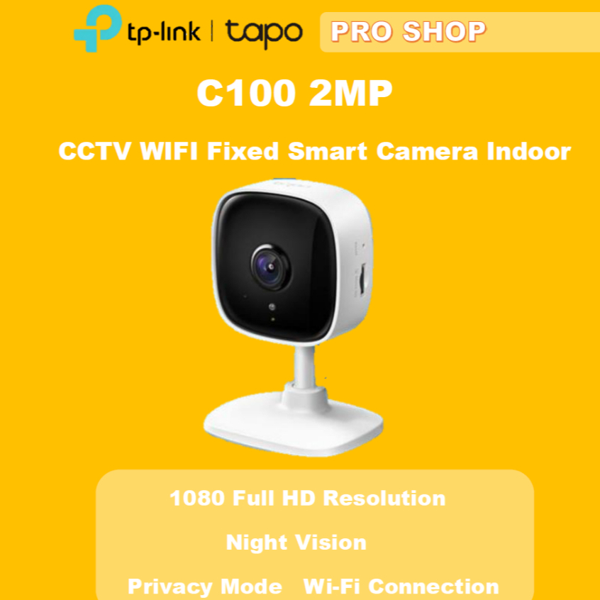 TP-LINK Tapo C100 Wifi Indoor MIni UPS Garansi Resmi