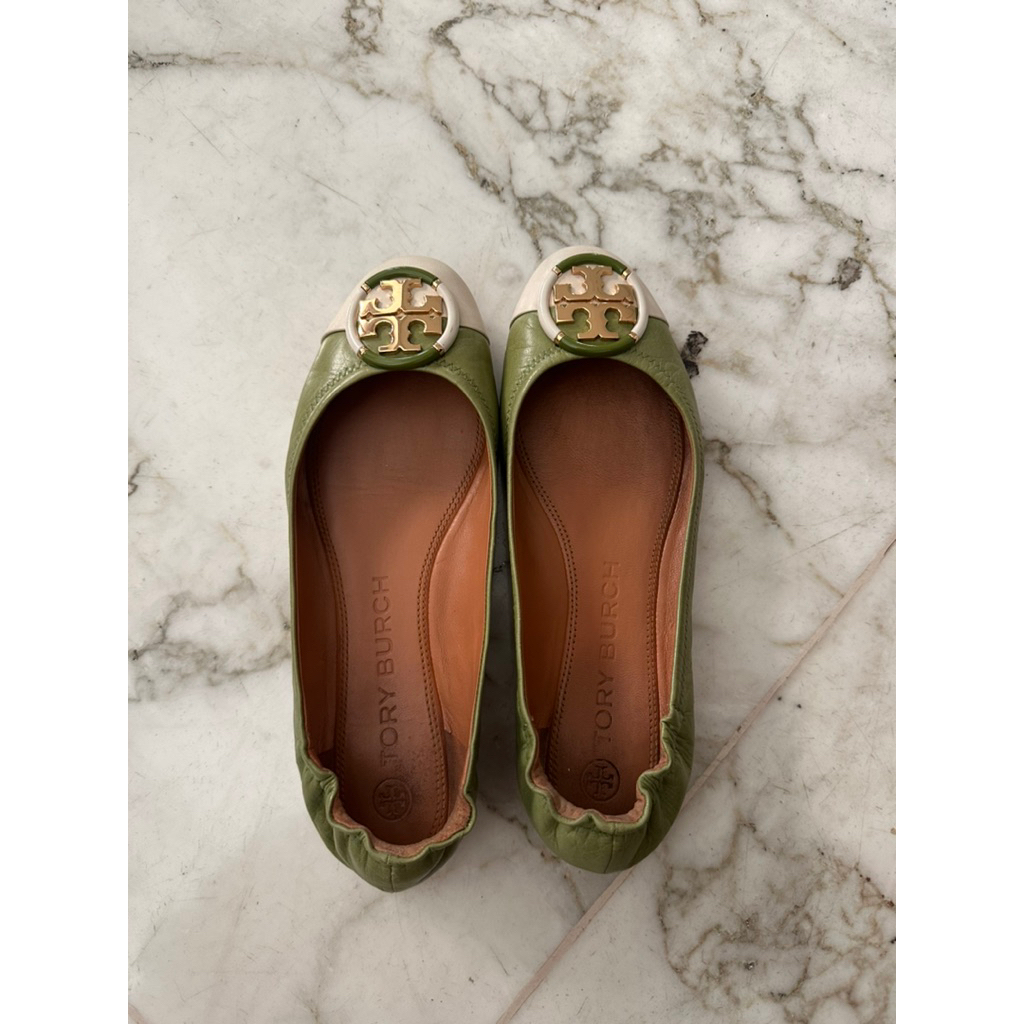 sepatu tory burch ori 38 flats wanita