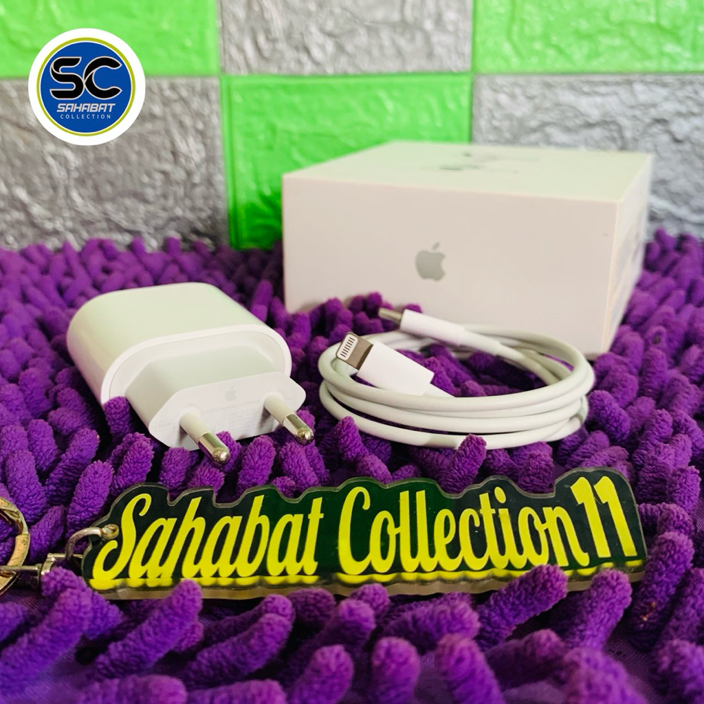 Charger iPhone Bawaan ( Adaptor dan Kabel )
