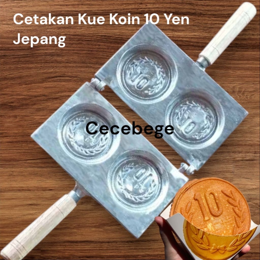 Cetakan Kue Koin 10 Yen Cetakan Kue Koin 10 Yen Jepang Cetakan Kue Koin Jepang Cetakan Kue Koin Anti