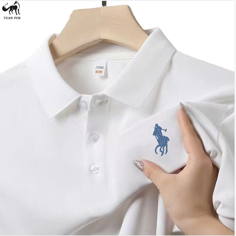 Tuan Fox Kaos branded pria original kaos pria polos casual plain baju kerah pria kaos kerah pria bas